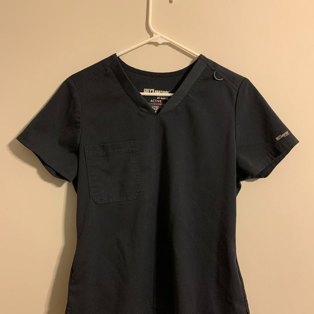 Grey's Anatomy by Barco Spandex Stretch Scrub Top